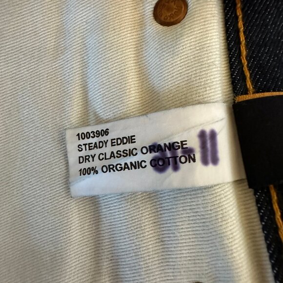 NUDIE JEANS - STEADY EDDIE DRY CLASSIC ORANGE - Picture 15 of 16